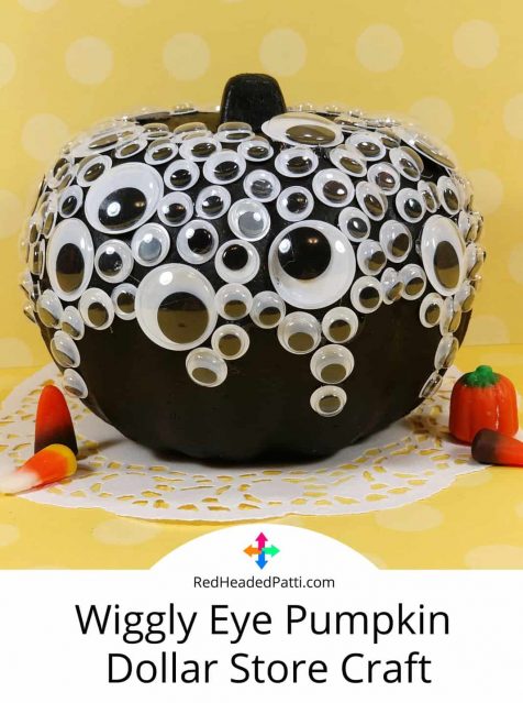 Wiggly Eye Pumpkin Craft